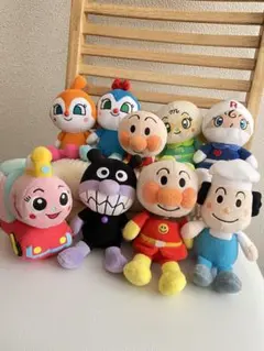 アンパンマン ぬぐるみ ⭐︎プリちぃビーンズ 9セット