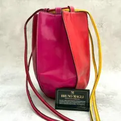 ✨希少/美品✨ブルーノマリ イタリア製 本革 ショルダー バッグ 巾着 バケツ