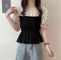 レイヤード風トップス