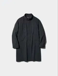 ブラック モッズコート（UNIQLO）