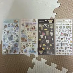 リラックマ　シール　ステッカー　4枚セット　新品未使用