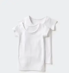 ホワイト 半袖アンダーシャツ 5枚