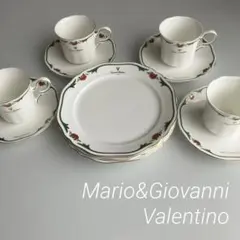 Mario&Giovanni Valentino カップ&ソーサー ケーキ皿