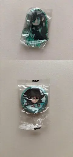 時透無一郎　セット　鬼滅の刃　ガチャガチャ　アクリルスタンド　くら寿司　缶バッジ