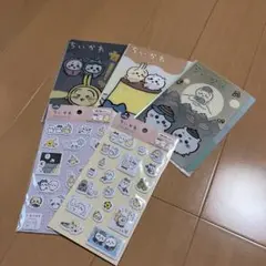 ちいかわ ハチワレ うさぎ クリアファイル ぷくっとシール