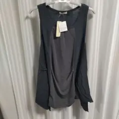新品未使用　ノースリーブ ダークグレー シフォン　 チュニックのサムネイル