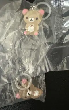 リラックマ クリアマスコットチャームめじるしアクセサリー コリラックマ