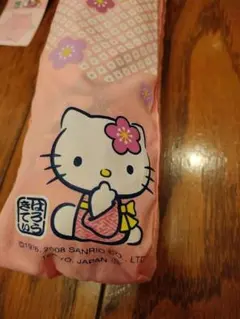 サンリオハローキティ和柄折りたたみ傘新品未使用タグ付きレトロ