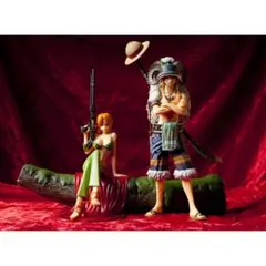 ワンピース ナミ ルフィ　DPCF アニマル　2体セット未開封