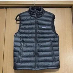 patagonia ブラック ダウンセーター　ダウンベスト　メンズサイズS