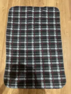 チェック柄 フリースブランケット