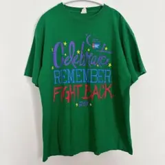緑色 Tシャツ トップス　半袖　ユニセックス　 カジュアル