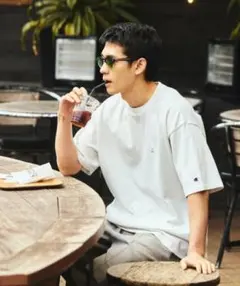 FREAK'S STORE × Champion 別注 ピグメント Tシャツ