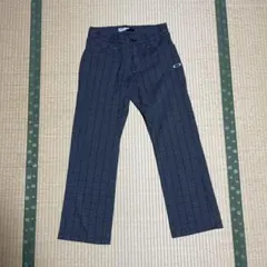 オークリー　ゴルフパンツ　W32 グレーチェック柄
