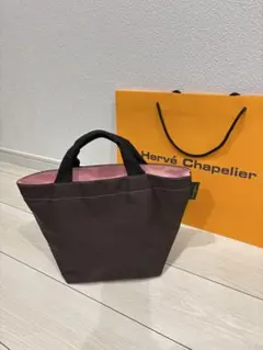 エルベシャプリエ ミニトート 舟形 S オレンジ - メルカリ