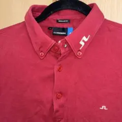 J.LINDEBERG レッド シャツ S