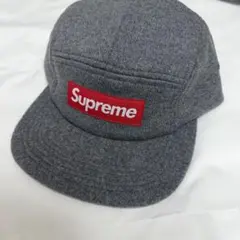 Supreme キャップ ニューエラ ハリスツイード 7 1/2 グレー - メルカリ