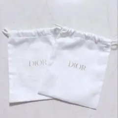 ディオール DIOR 巾着袋 2点セット 新品 미사용