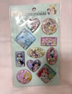 ディズニープリンセス　ウォーターシール　セリア