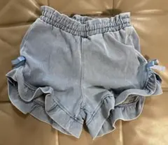 アプレレクール　ショートパンツ　デニム　100cm フリル