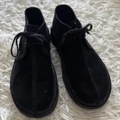 CLARKS クラークス　デザートトレック　ワラビー　ブーツ　ブラック　25.0
