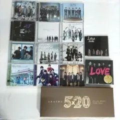 嵐CDアルバム5×20 初回限定盤 1 ＆LOVE ＆シングル初回限定　他まとめ