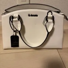 & chouetteホワイトハンドバッグ