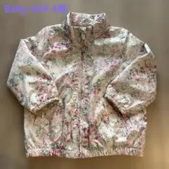 美品 Baby GAP 花柄 ウインドブレーカー ジャケット 100cm 4歳