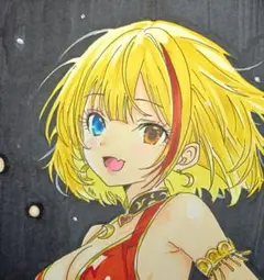 手描き　オリジナル　イラスト　原画　A4 一点もの