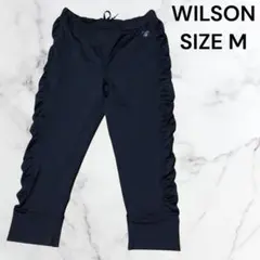 ①⑧Wilson ウィルソン ストレッチパンツ ブラック Mサイズのサムネイル
