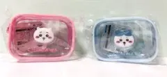 ちいかわ ぷっくりクリアミニポーチ ちいかわ・ハチワレ
