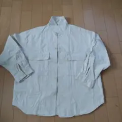 GU コーデュロイ 長袖シャツ ホワイト XL