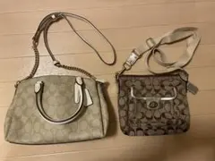 Coach ショルダーバッグ 2点セット ベージュ