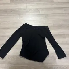 ZARA‪‪❤︎‬アシンメトリートップス 黒