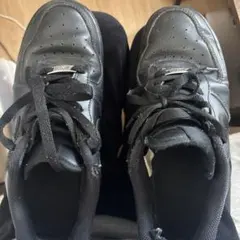NIKE エアフォース1 ブラック 25cm
