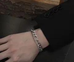 セリーヌ　シルバー ステンレス チェーンブレスレットのサムネイル