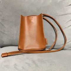 anello ブラウン ショルダーバッグ