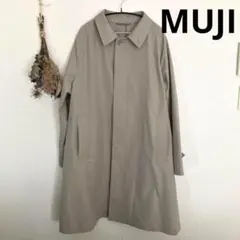 無印良品　MUJI　メンズ　ステンカラーコート