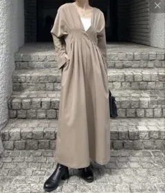 即購入ok✨CAPRICIEUX LEMAGE ウエストタックワンピース　フリー