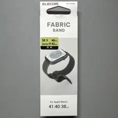 ELECOM ファブリックバンド41/40/38mm AW-41BDFBBK