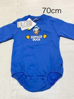 【新品未使用】Disney baby ドナルドダック ロンパース 70cm
