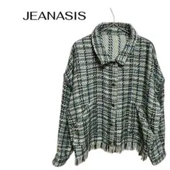 B0367JEANASISツイードジャケット　個性的派手　ギャル　春アウターのサムネイル