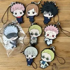 呪術廻戦 ラバーストラップ ラバスト 8点セット 虎杖悠仁 伏黒恵 釘崎野薔薇