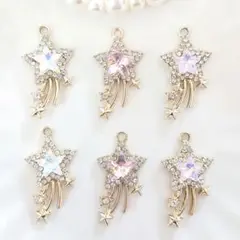 キラキラ流れ星チャーム
