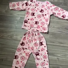 アンパンマンパジャマ ピンク フリース