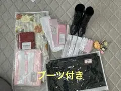 卒業式 小学校 袴セット 編み上げブーツ黒23.5美品