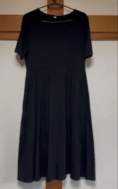 黒いフレアワンピース 2XL