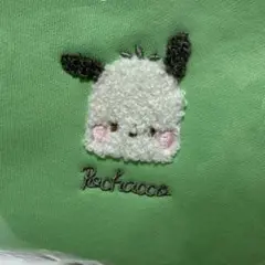 ポチャッコ　モコモコ刺繍　⭐︎新品ポーチ　サンリオ