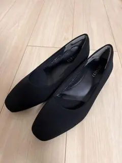 【新品】しまむら購入品 ブラックパンプス 低ヒール