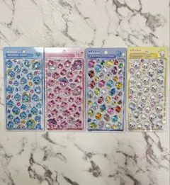 ボンボンドロップシール　しずくちゃん大　4セット